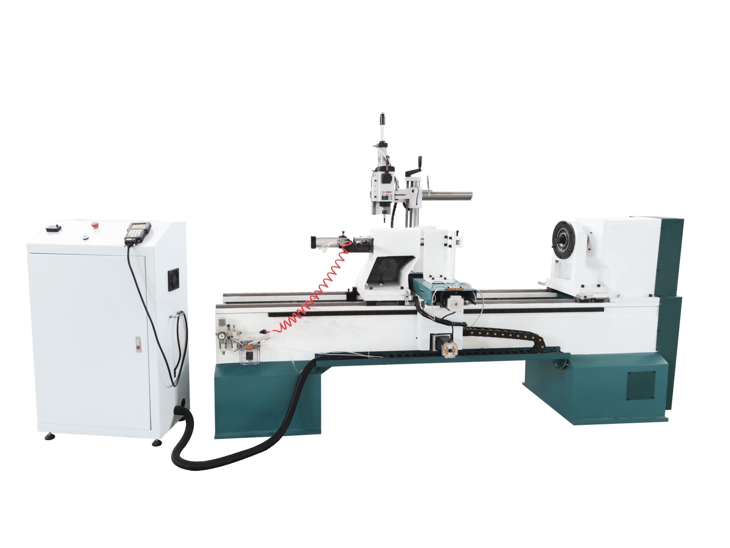 O que é uma máquina de torno de madeira usada?